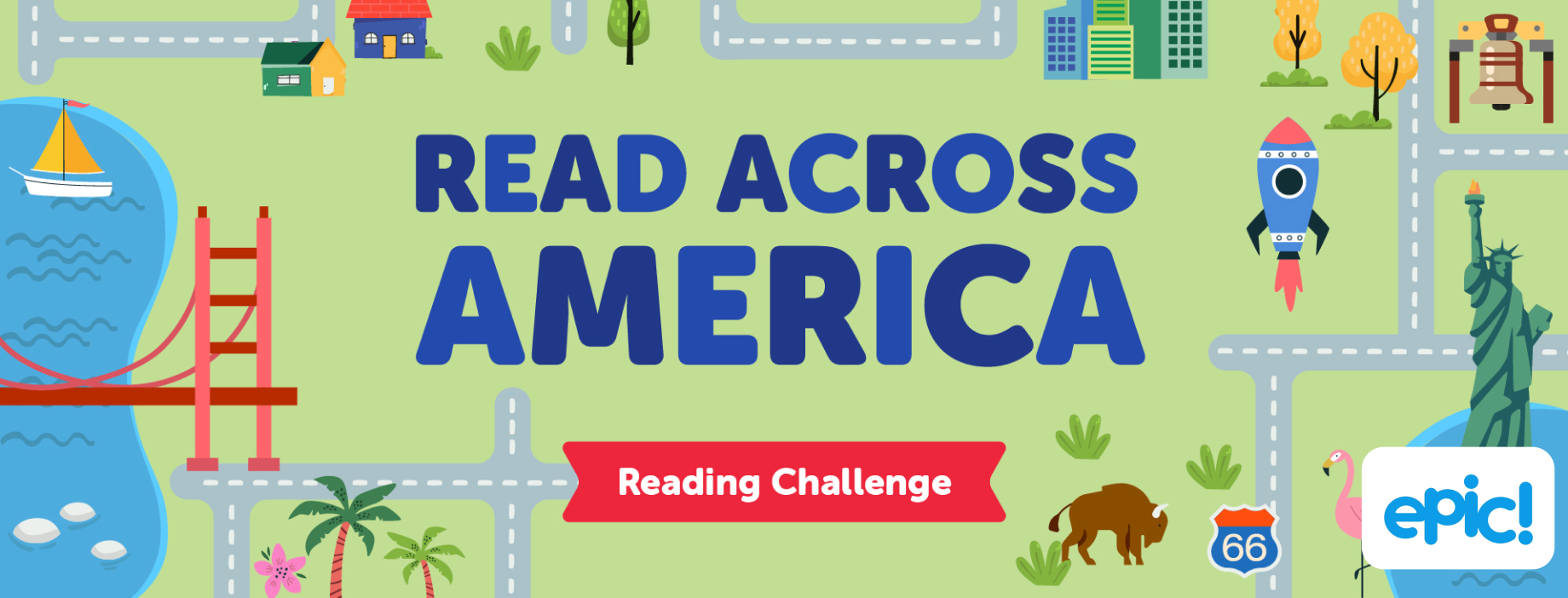 March Independent Reading Challenge: Read Across America 2026 (Sponsored by Epic!)